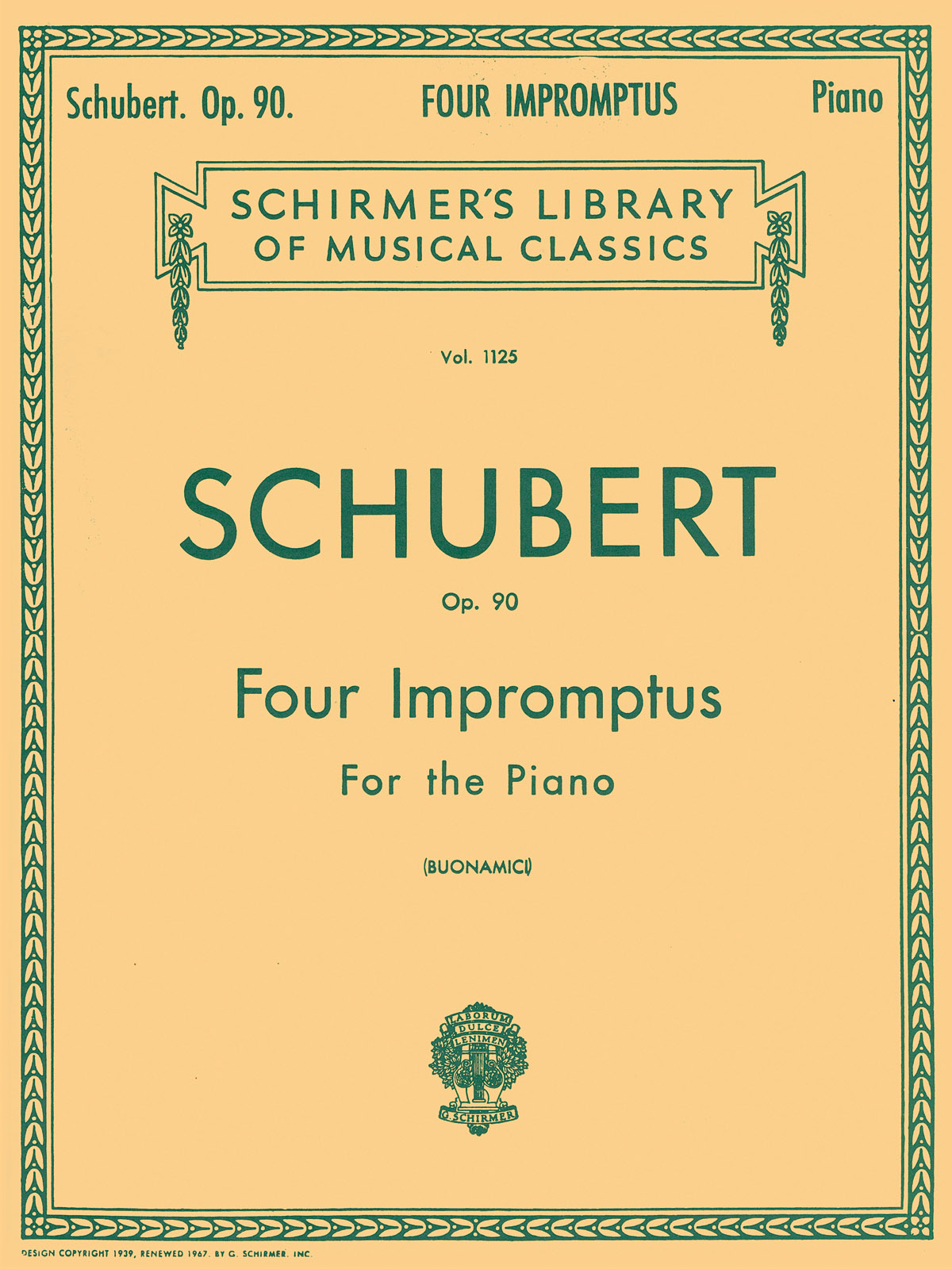 Franz Schubert: 4 Impromptus, Op. 90