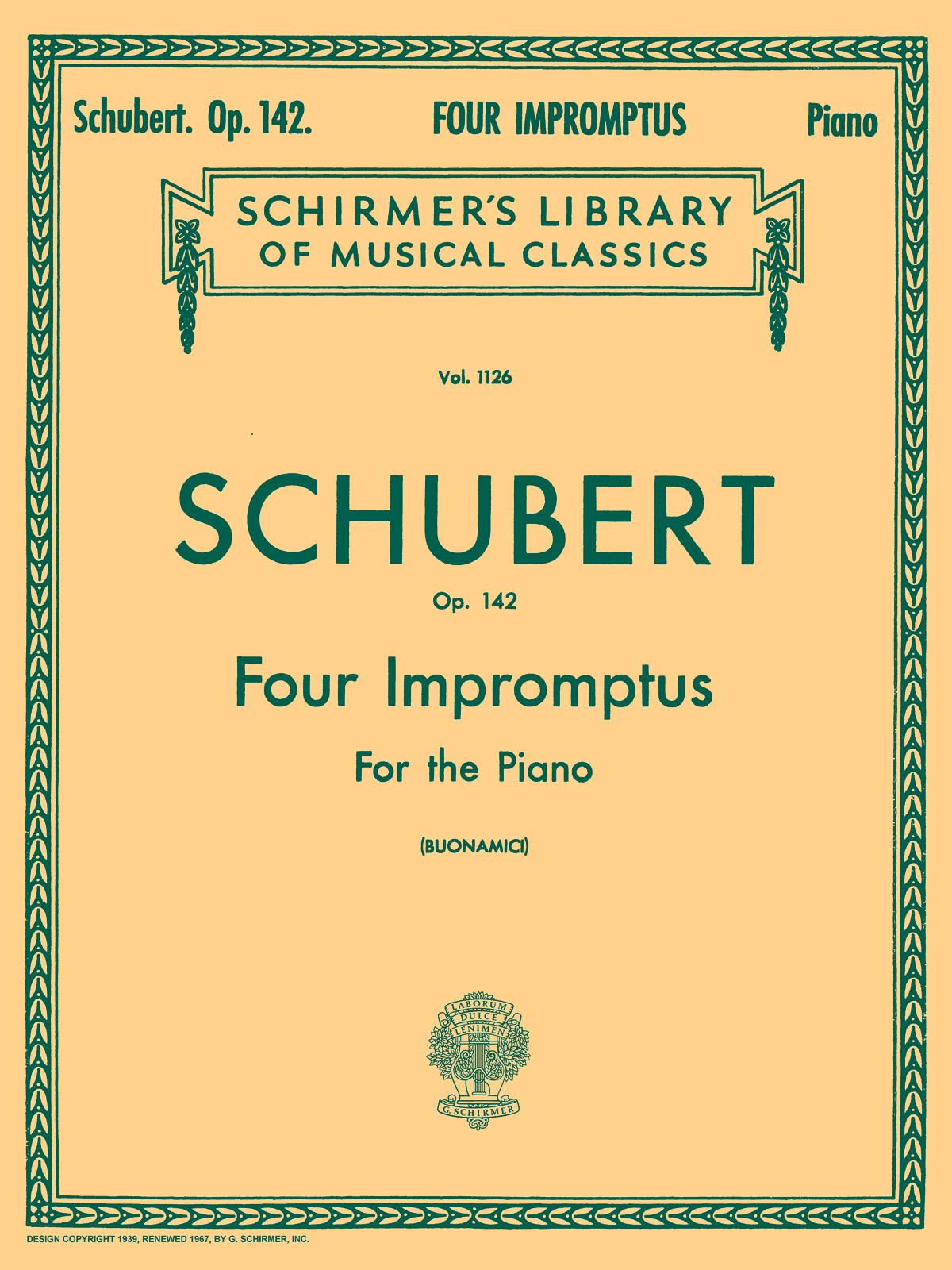 Franz Schubert: 4 Impromptus, Op. 142
