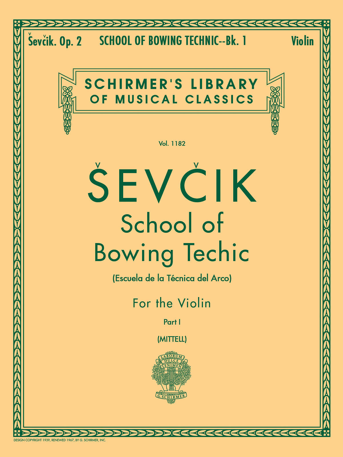 Otakar Sevcik: School of Bowing Technics, Op. 2 - Book 1