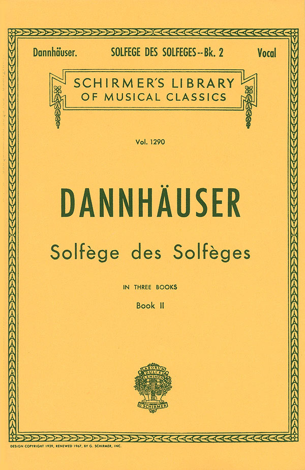 A Dannhauser: Solfége des Solféges - Book II