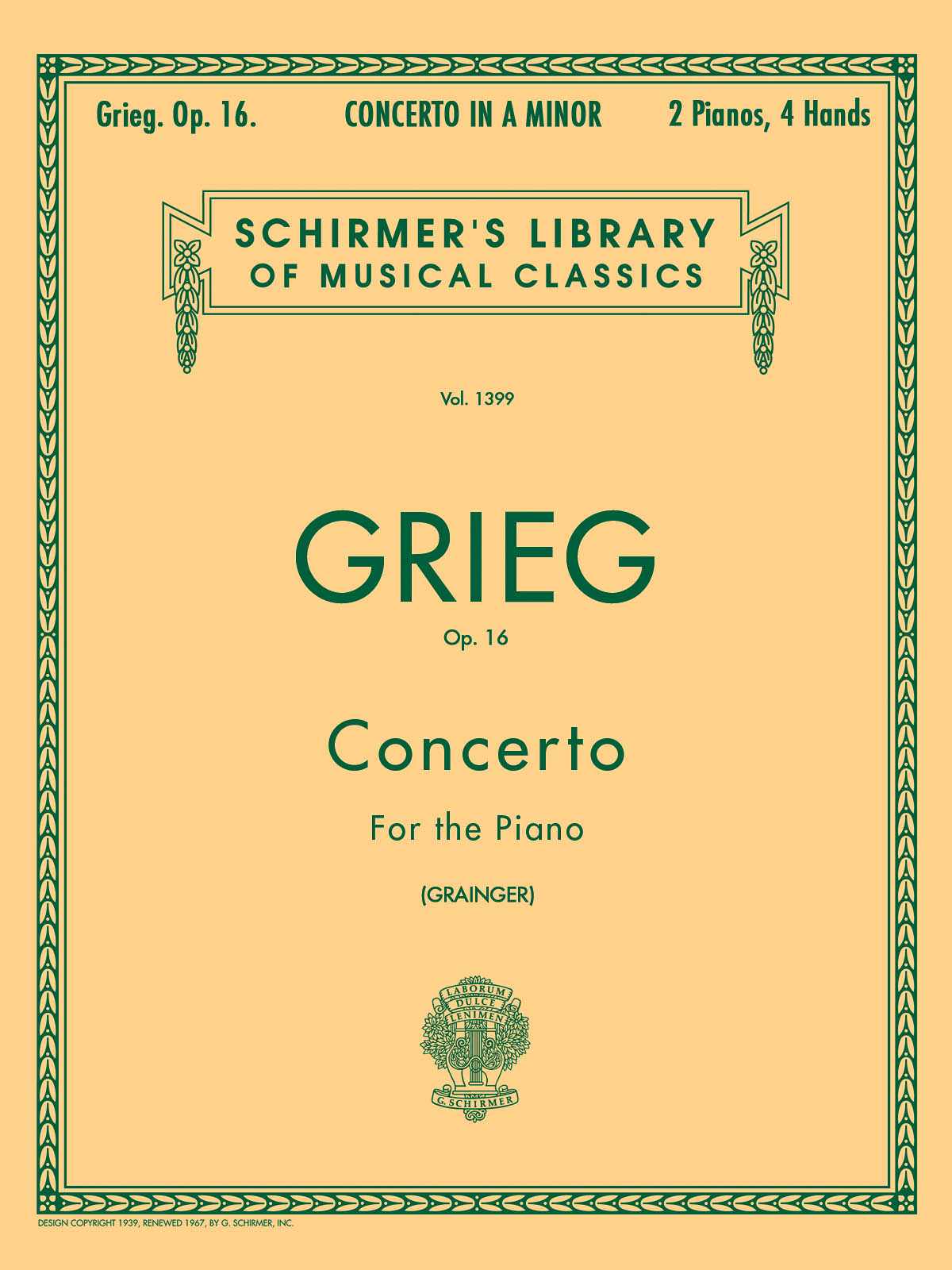 Grieg: Concerto in A Minor, Op. 16