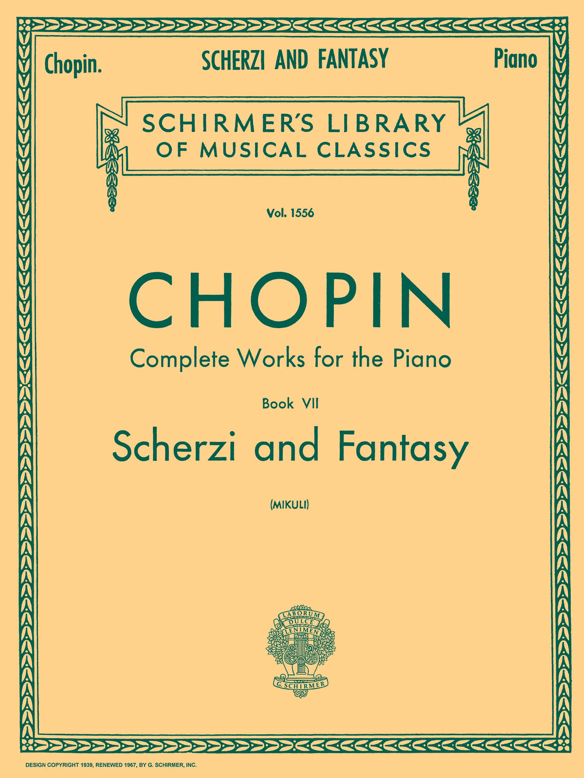 Chopin: Scherzi Fantasy in F Minor