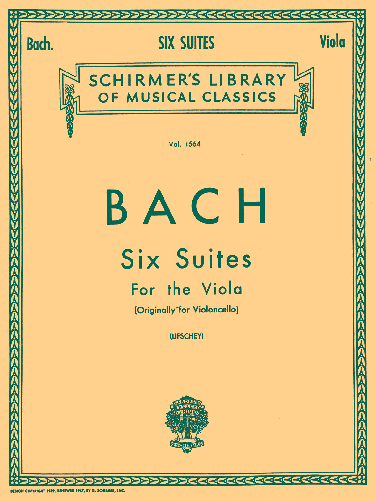 Bach: Six Suites for Viola Solo