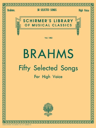 Johannes Brahms: 50 Selected Songs