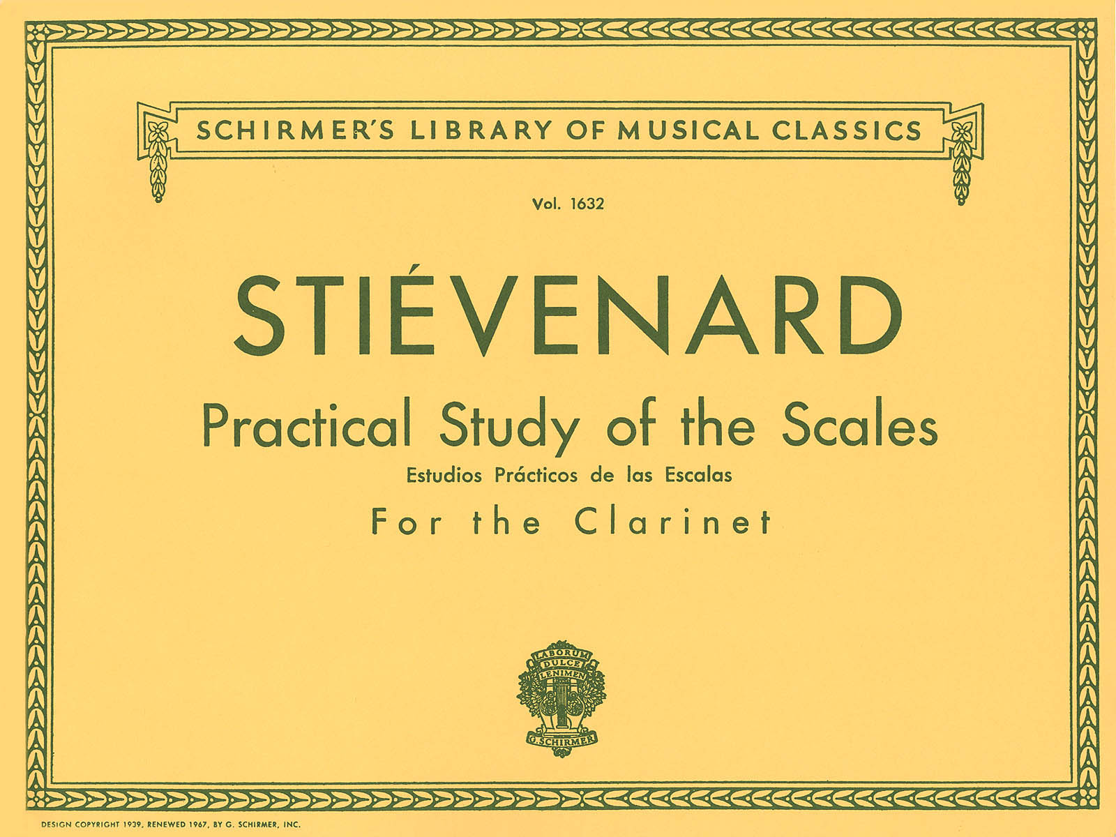 Alexandre Stievenard: Practical Study Of Scales for Clarinet