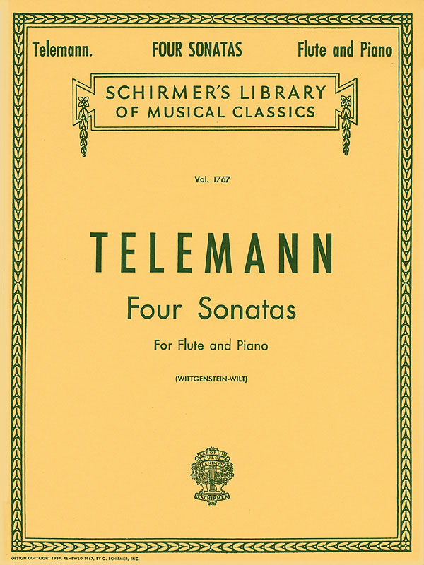 Telemann: Four Sonatas for Flute And Piano