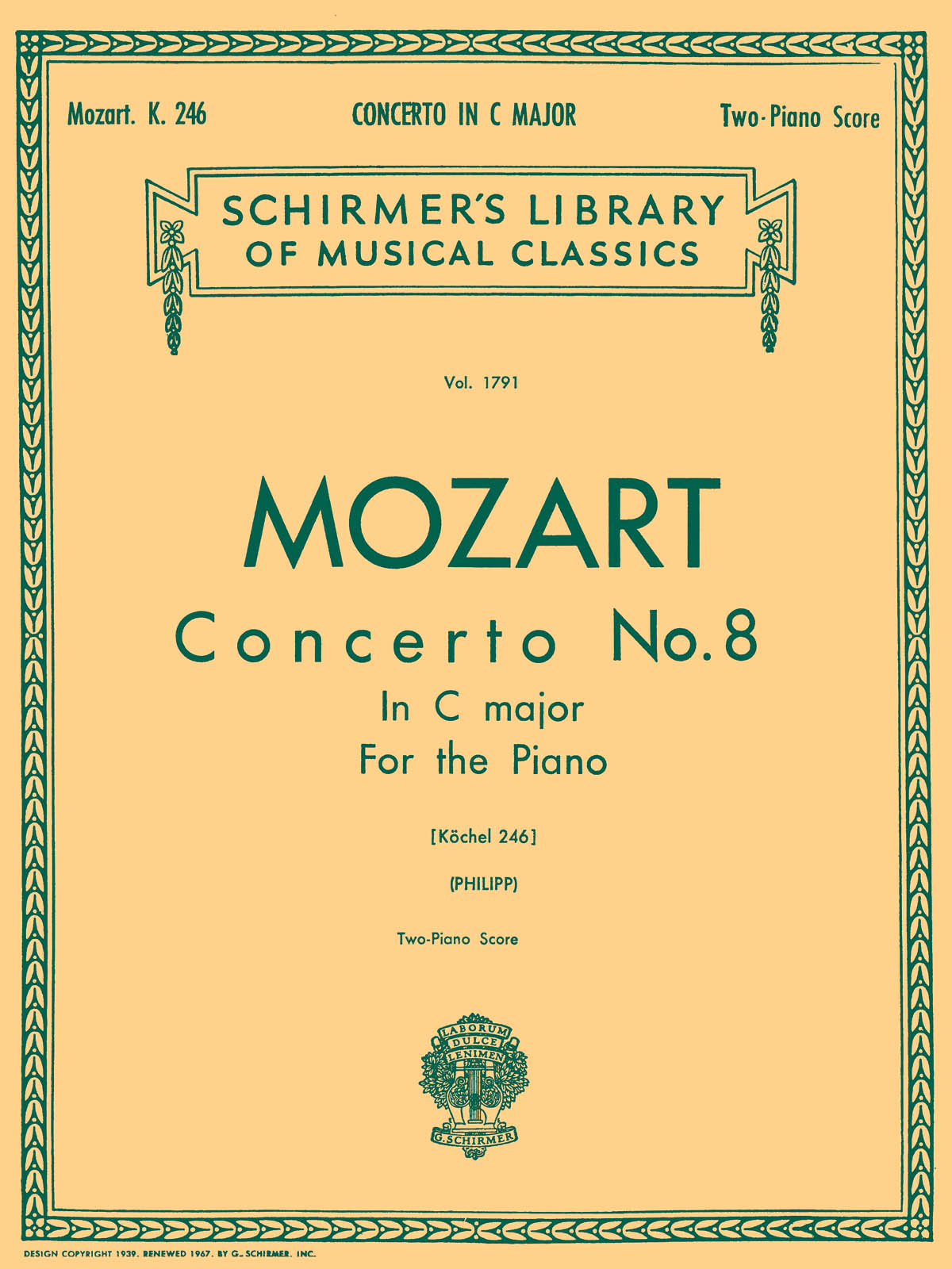 Mozart: Concerto No. 8 in C, K.246
