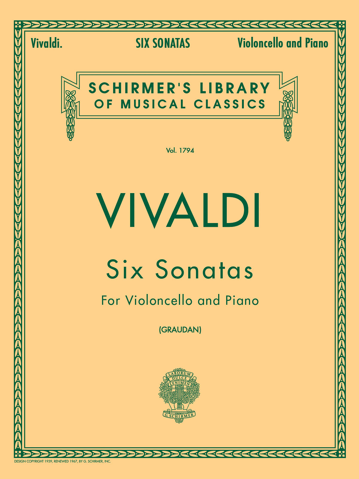 Vivaldi: Six Sonatas For Cello