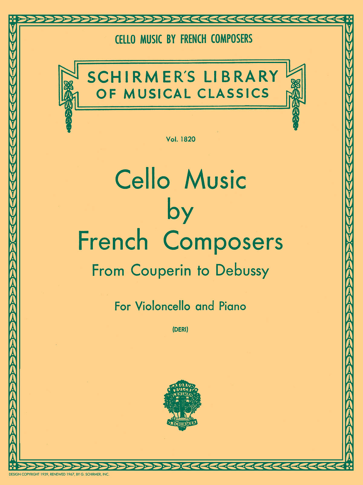 Cello Music By French Composers From Couperin To Debussy