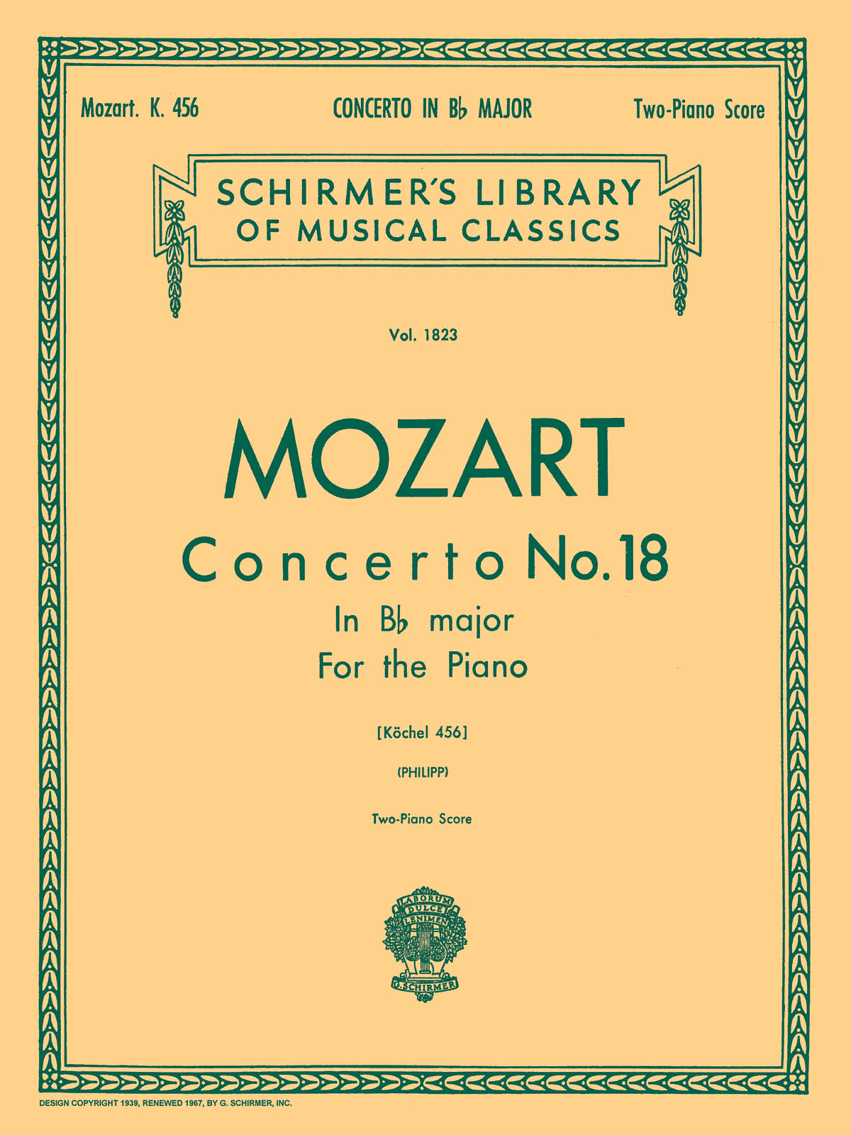 Mozart: Concerto No. 18 in Bb, K.456