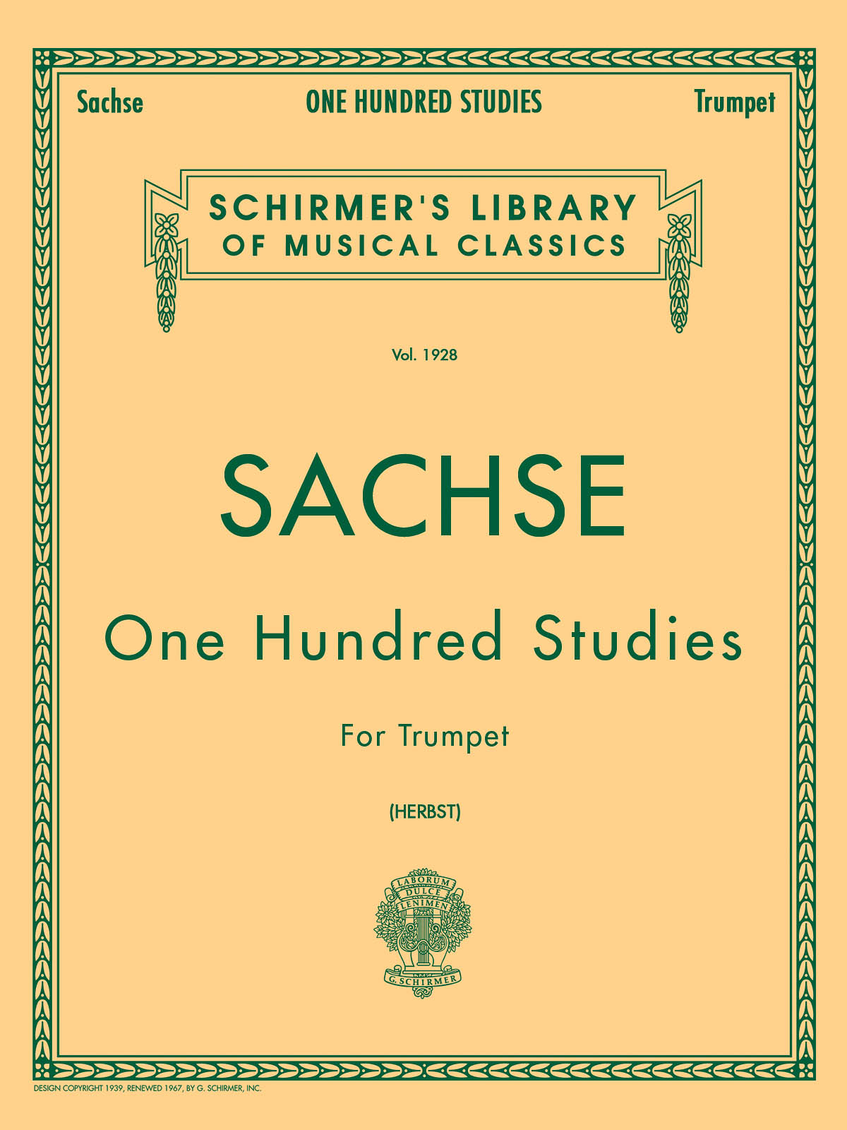 Ernst Sachse: One Hundred Studies for Trumpet