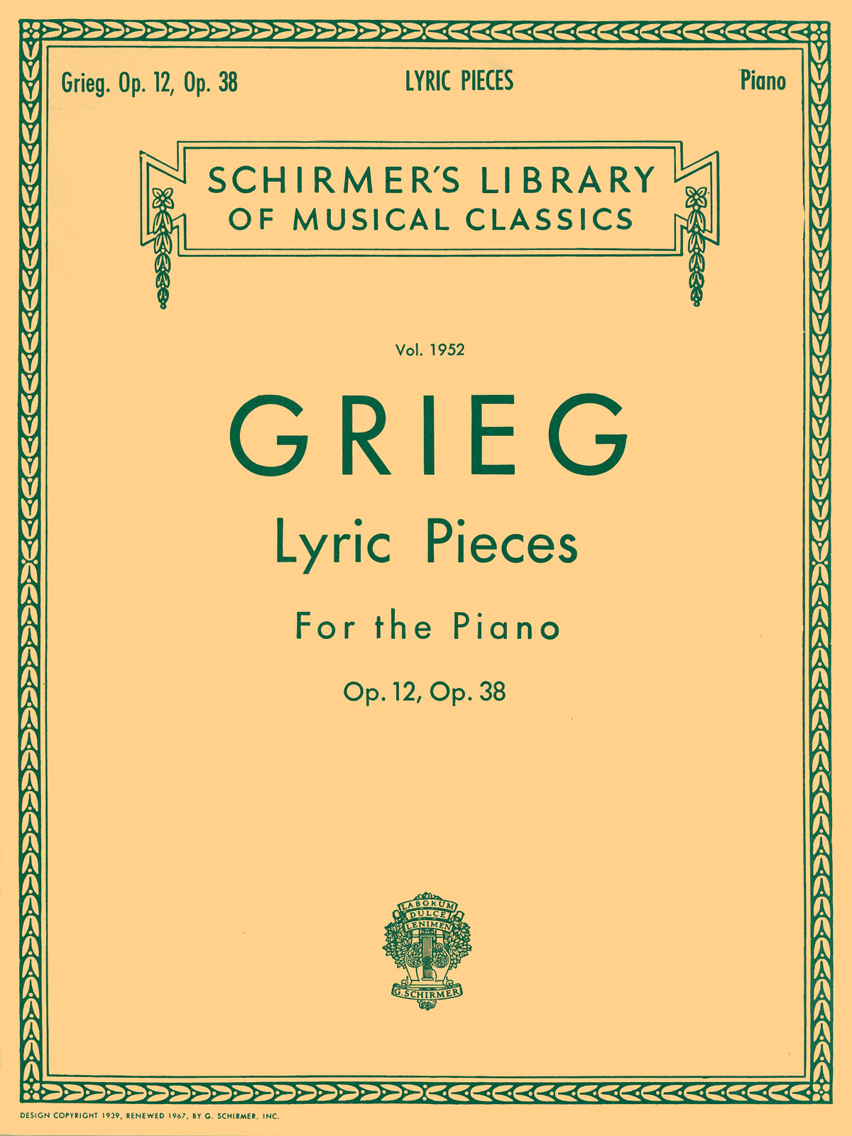 Edvard Grieg: Lyric Pieces - Volume 1: Op. 12, 38