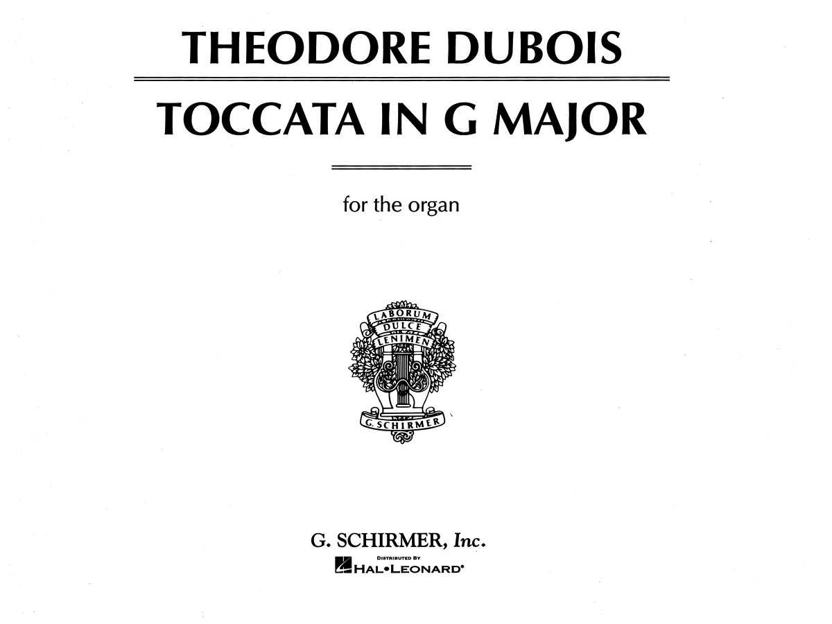 Theodore Dubois: Toccata in G Major