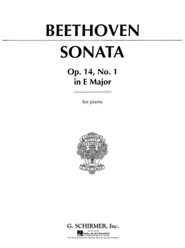 Beethoven: Sonata in E Major, Op. 14, No. 1