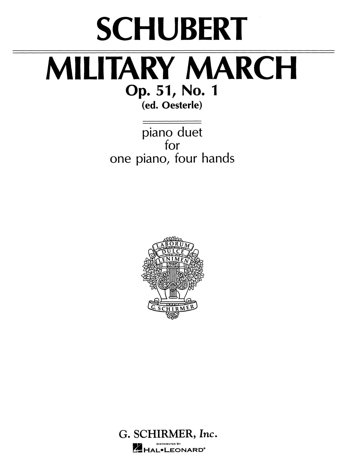 Franz Schubert: Military March, Op. 51, No. 1