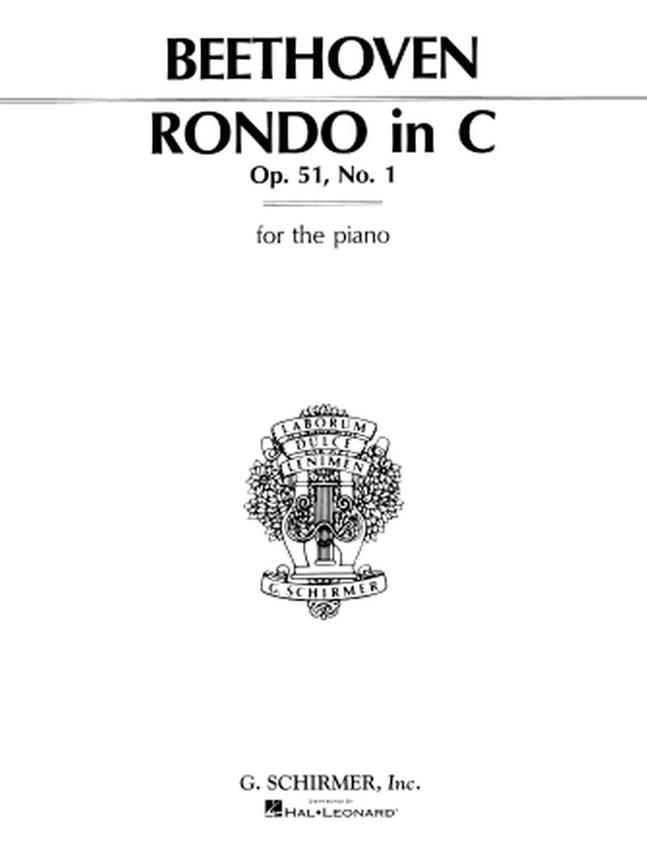 Beethoven: Rondo in C Major, Op. 51, No. 1