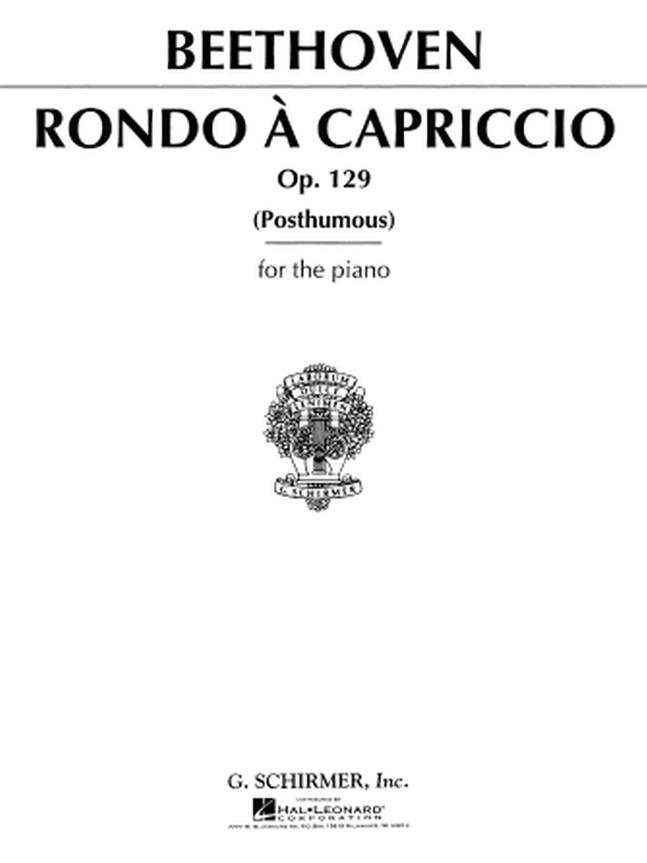 Beethoven: Rondo A Capriccio Op.129 (Posthumous)