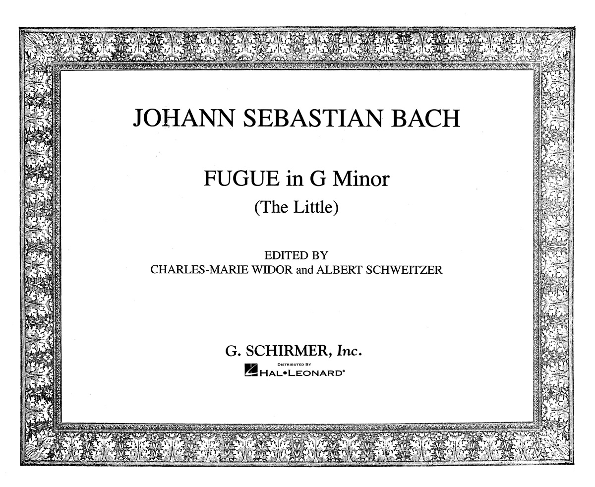 Bach: Little Fugue In G Minor For Organ