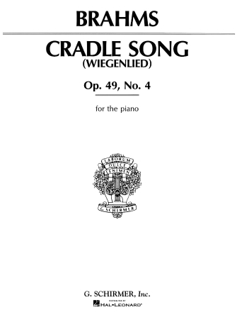 Johannes Brahms: Cradle Song, Op. 4, No. 4