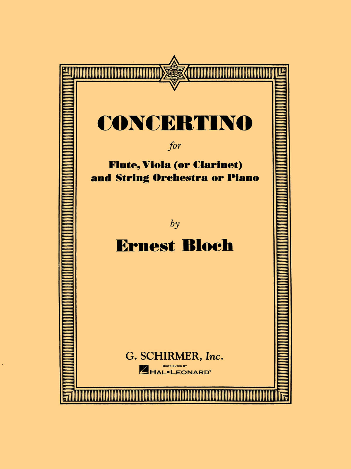 Ernst Bloch: Concertino