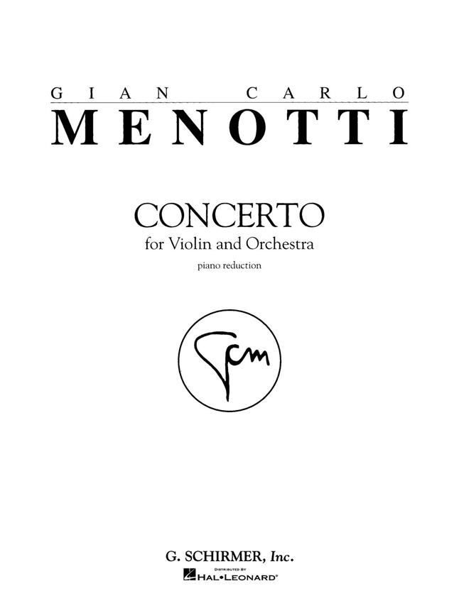 Gian-Carlo Menotti: Concerto