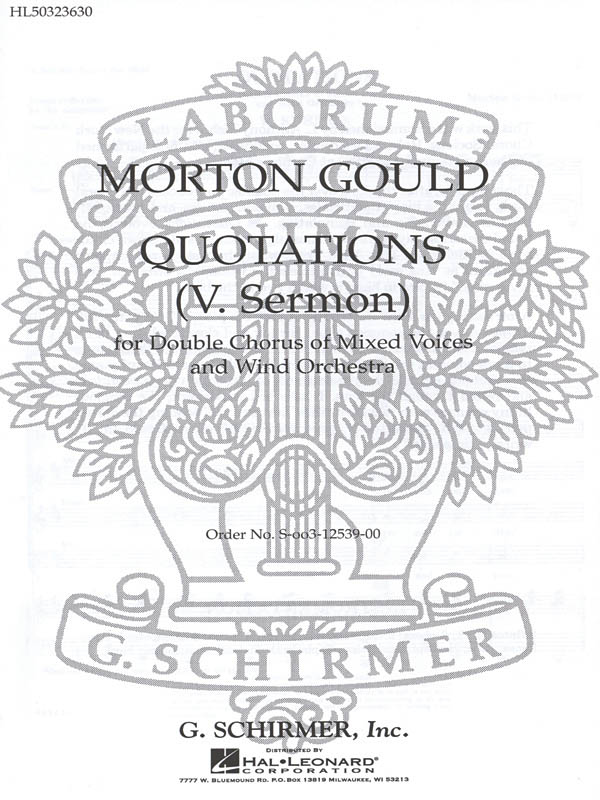 M Gould: Sermon From Quotations