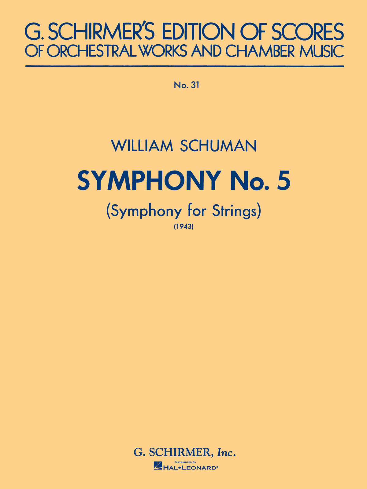 William Schuman: Symphony No. 5