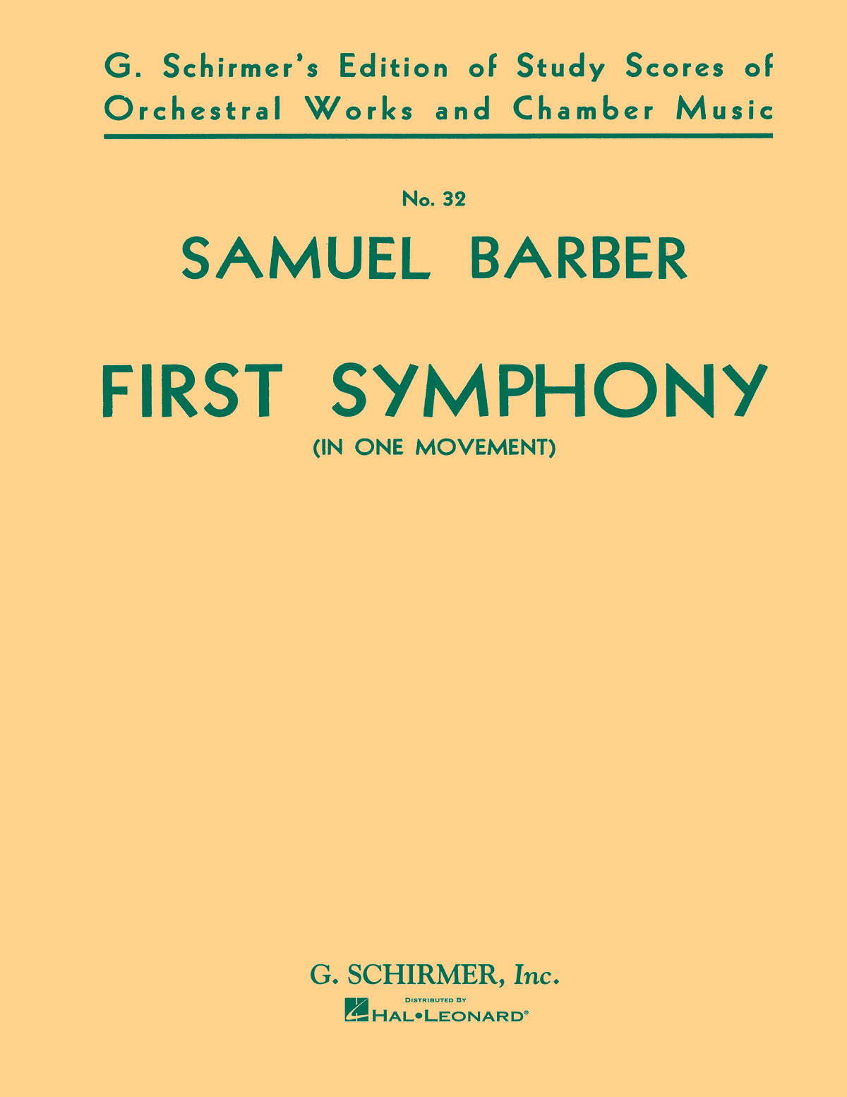 Samuel Barber: Symphony No. 1, Op. 9