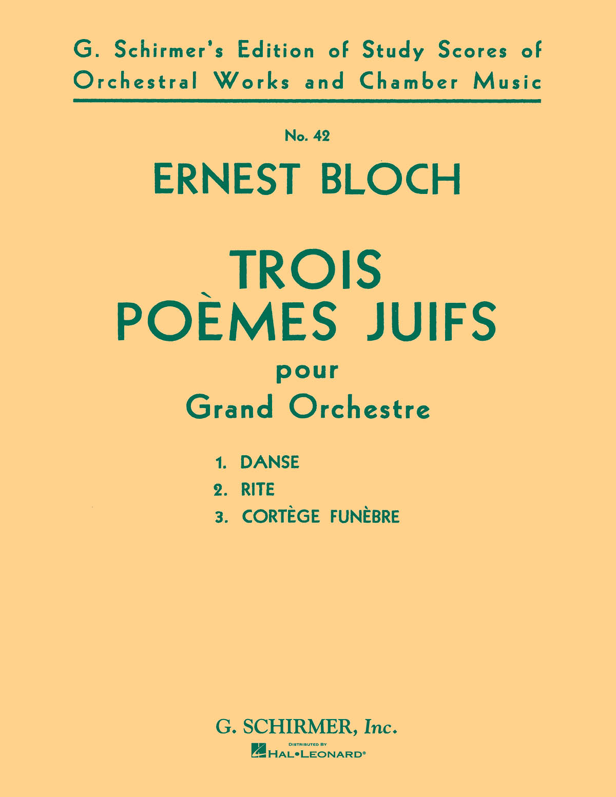 Ernst Bloch: Trois Poèmes Juifs