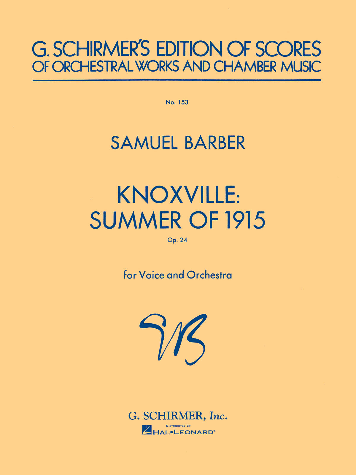 Samuel Barber: Knoxville: Summer of 1915