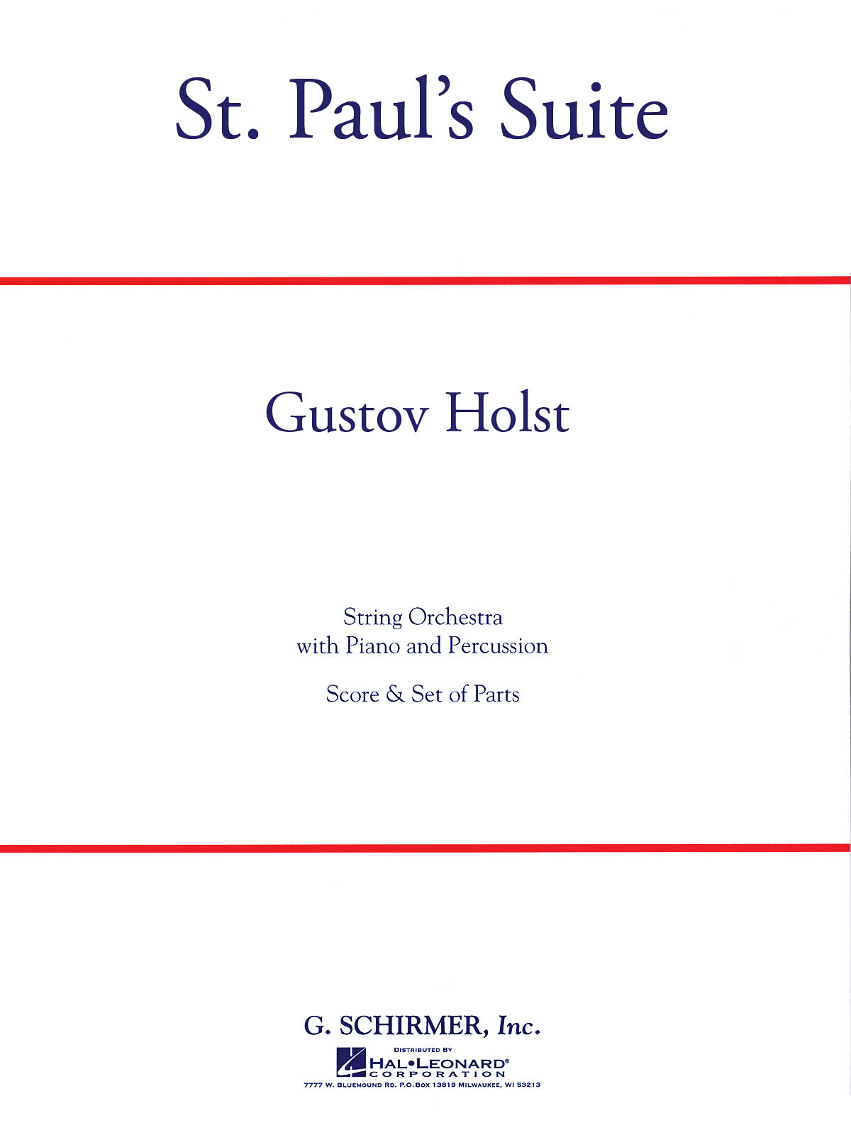 Gustav Holst: St. Paul's Suite