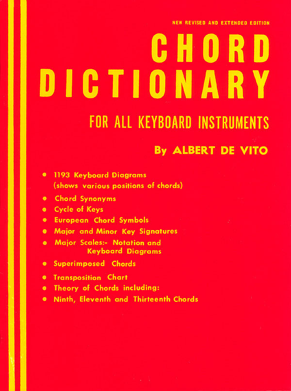 Chord Dictionary fuer Keyboard Instruments(Refuerence Book)