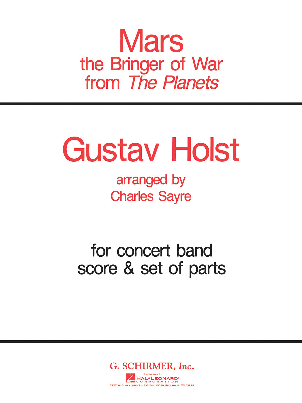Gustav Holst: Mars From The Planets