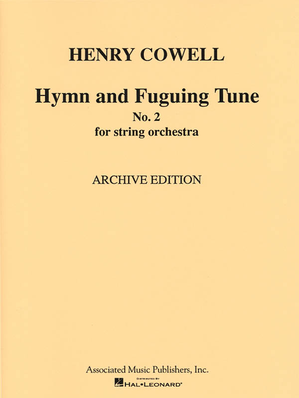H Cowell: Hymn & Fuguing Tune No. 2