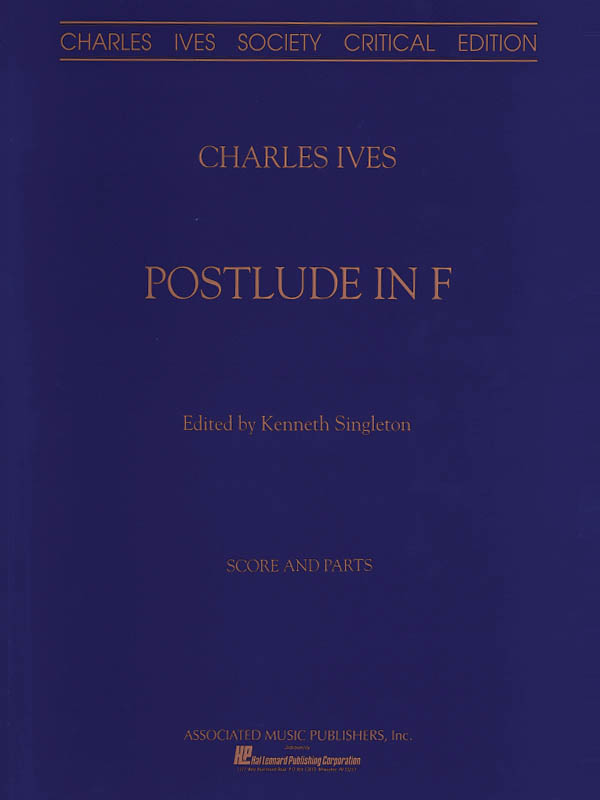 Charles Ives: Postlude In F