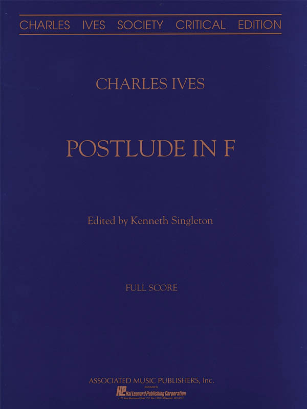 Charles Ives: Postlude In F