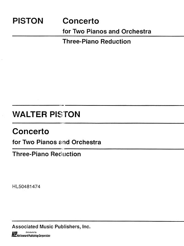 Walter Piston: Concerto