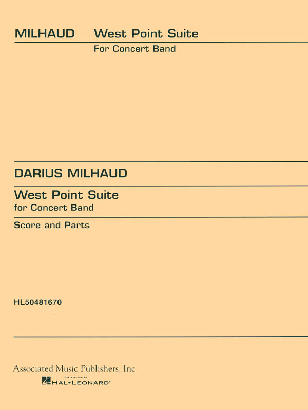 Darius Milhaud: West Point Suite (Harmonie)
