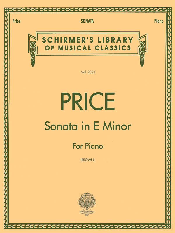 Florence Price: Sonata in E minor