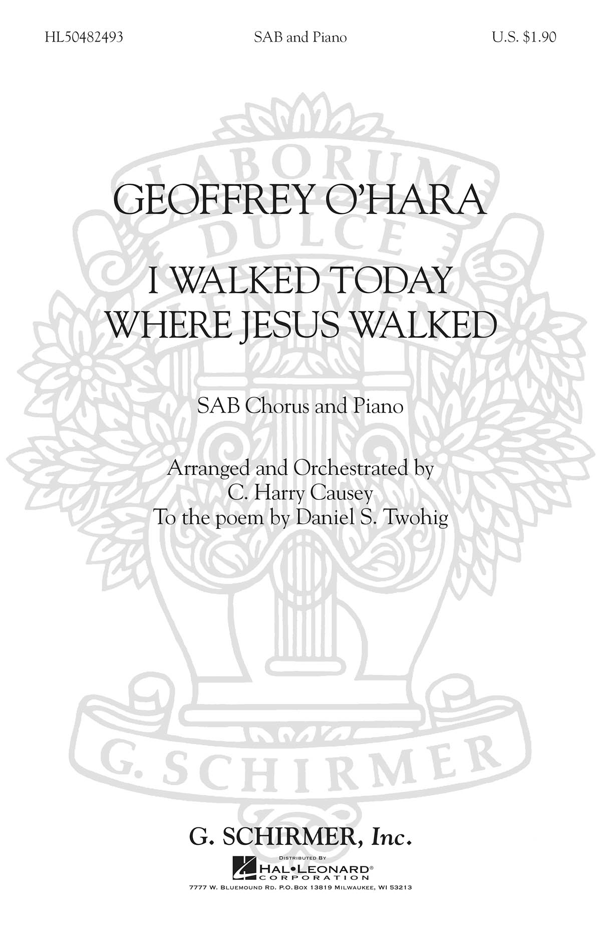 G Ohara: I Walked Today Where Jesus Walked