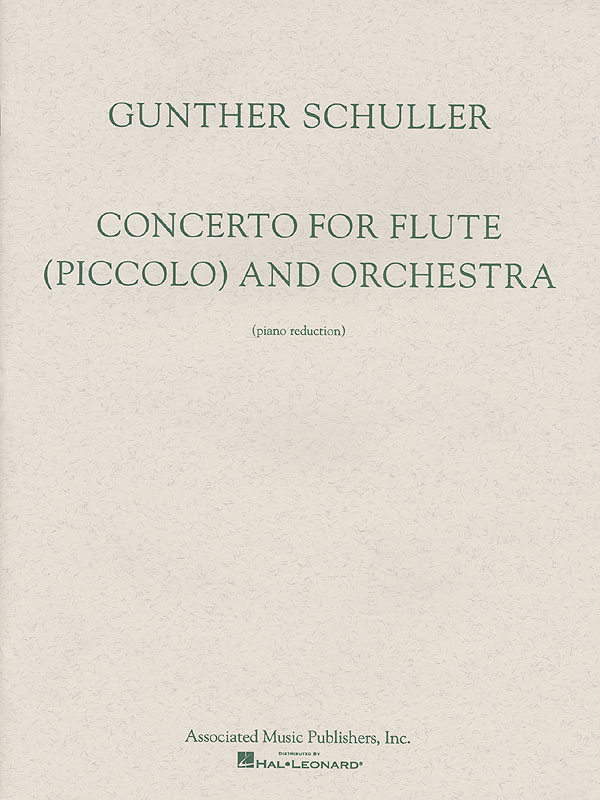 Gunther Schuller: Concerto for Flute