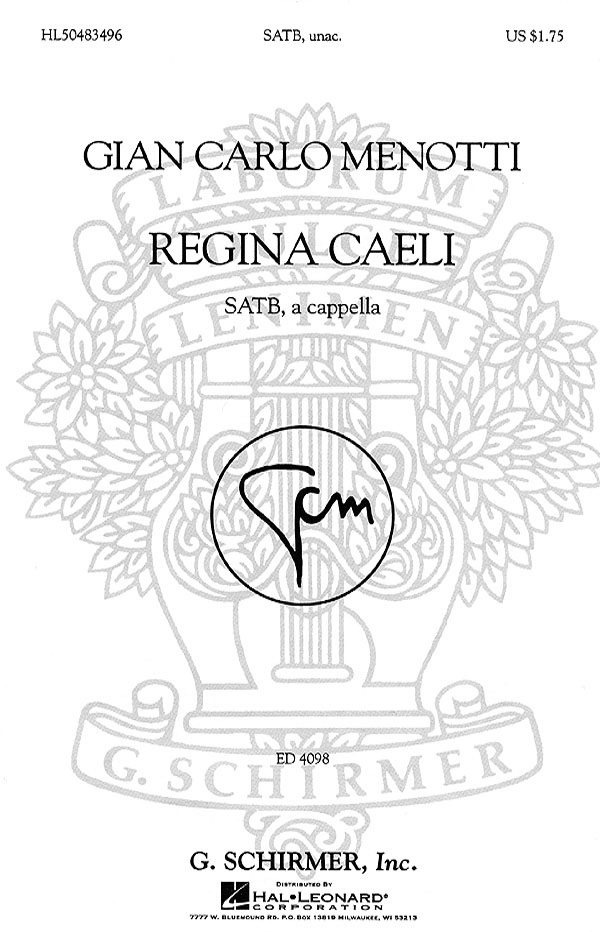 Gian-Carlo Menotti: Regina Caeli