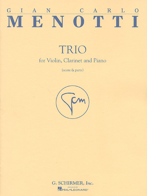 Gian Carlo Menotti: Trio