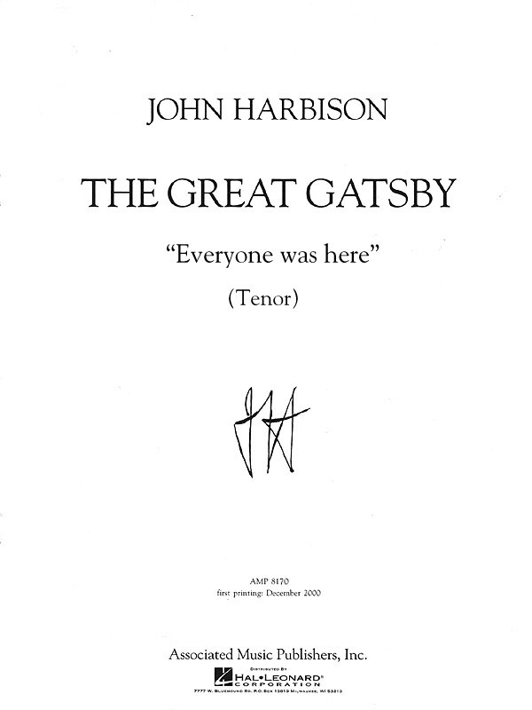 John Harbison: Everyone was Here