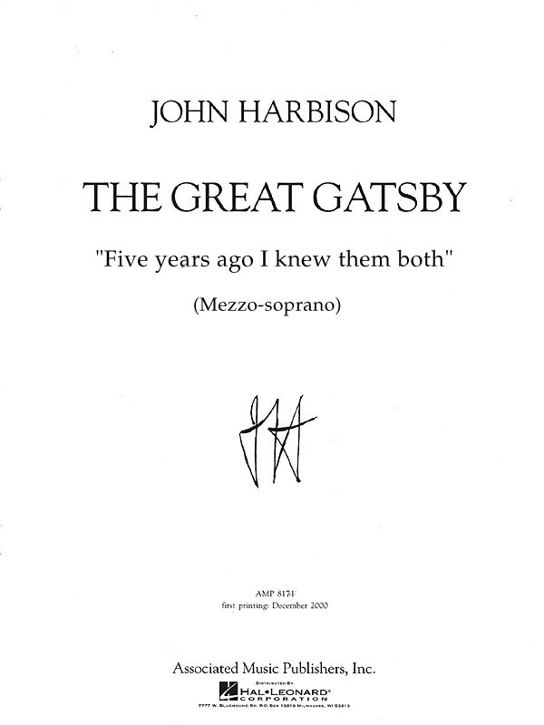 John Harbison: Five Years Ago, I Knew Them Both