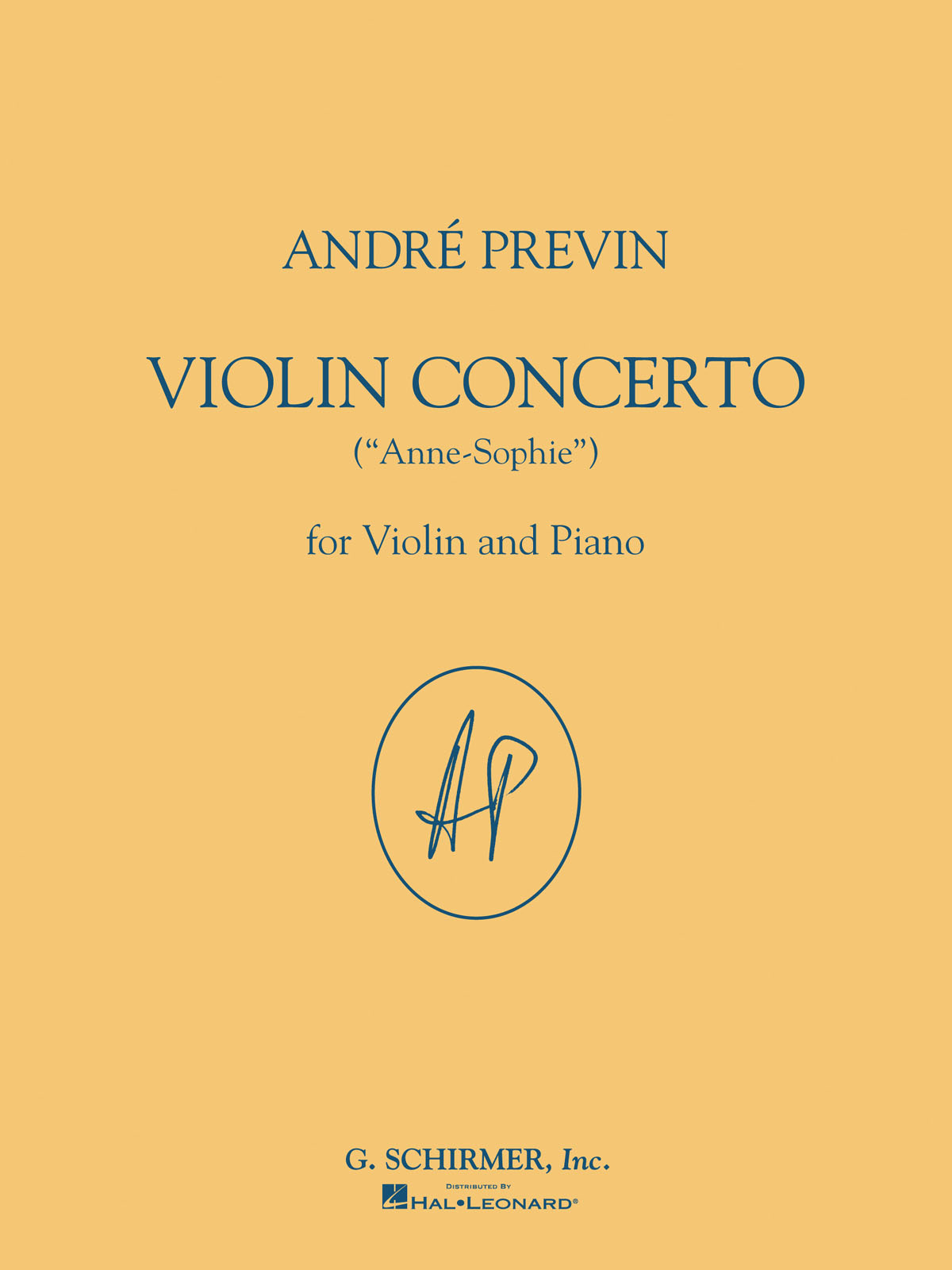 André Previn: Violin Concerto (Anne-Sophie)