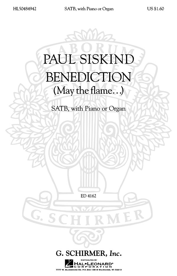 Paul Siskind: Benediction