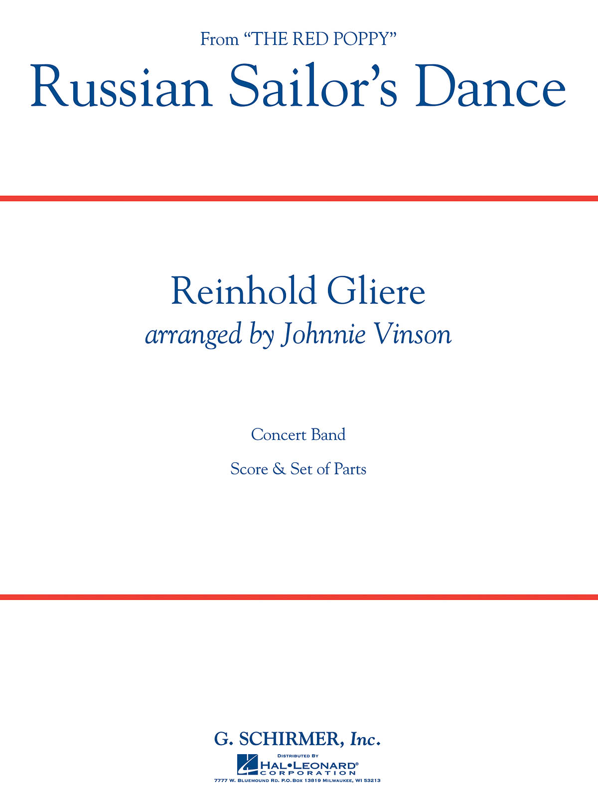 Reinhold Gliere: Russian Sailor's Dance