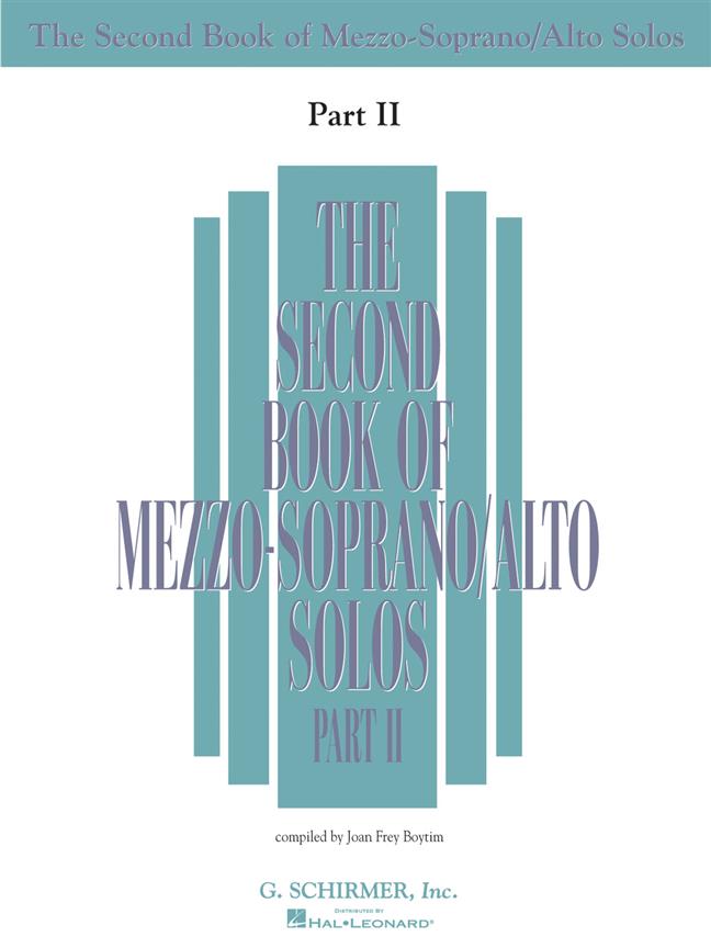 The Second Book of Mezzo/Alto Solos - Part II
