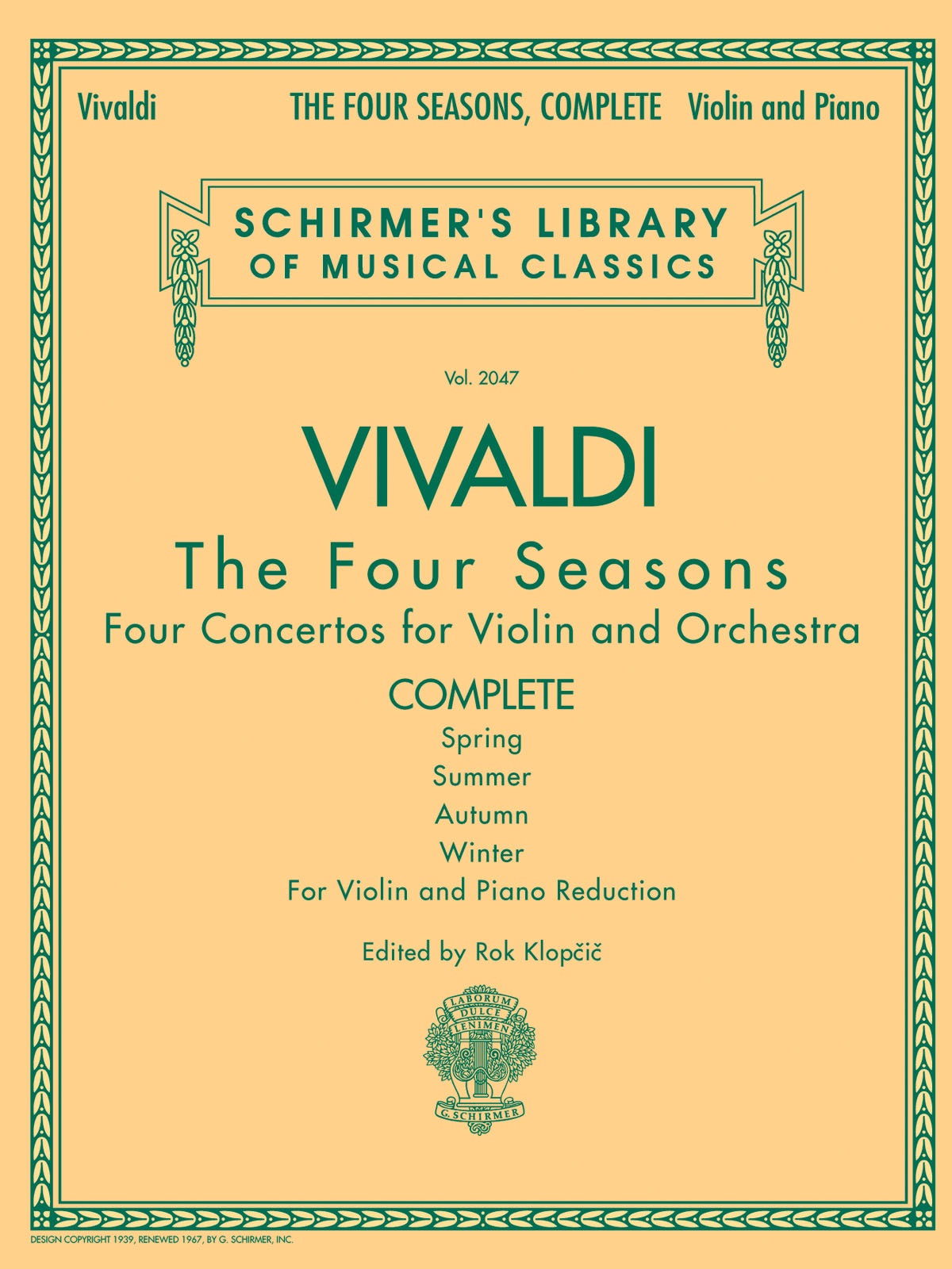 Antonio Vivaldi: Complete The Four Seasons 